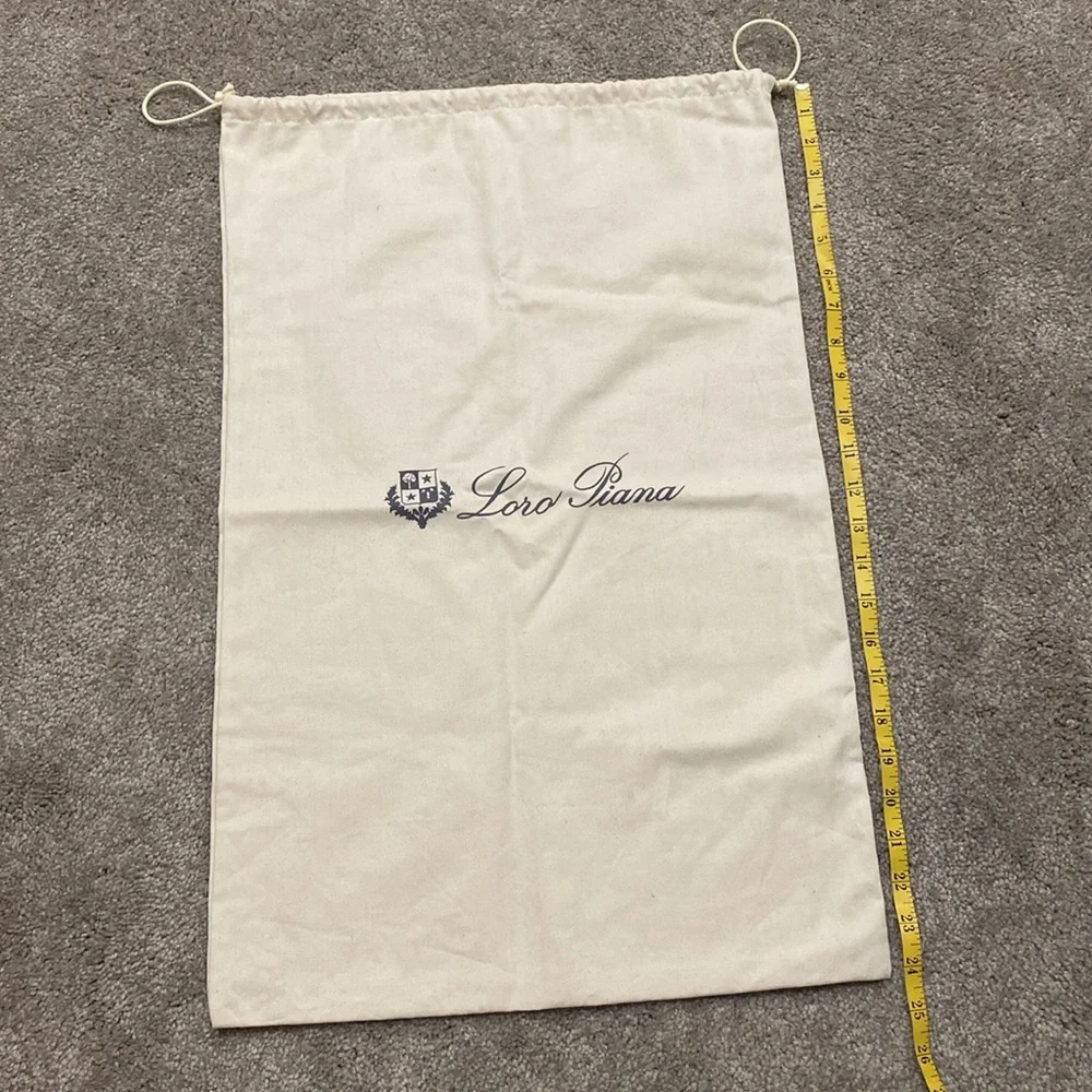 Lori Piana canvas dust bag